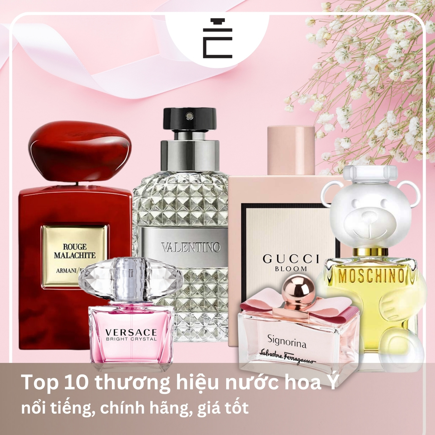 Top thương hiệu nước hoa Ý nổi tiếng, chính hãng